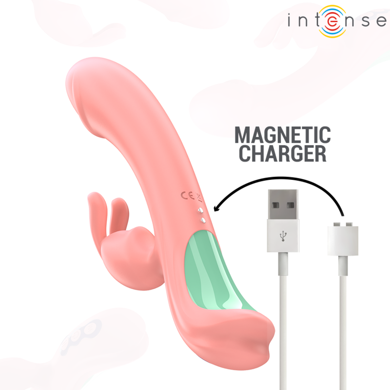 INTENSE - RACHEL Vibrator with clitoral stimulator
