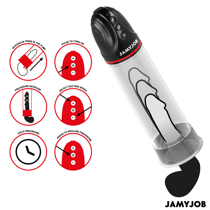JAMYJOB - XPAND Автоматический насос для увеличения пениса (3 режима)