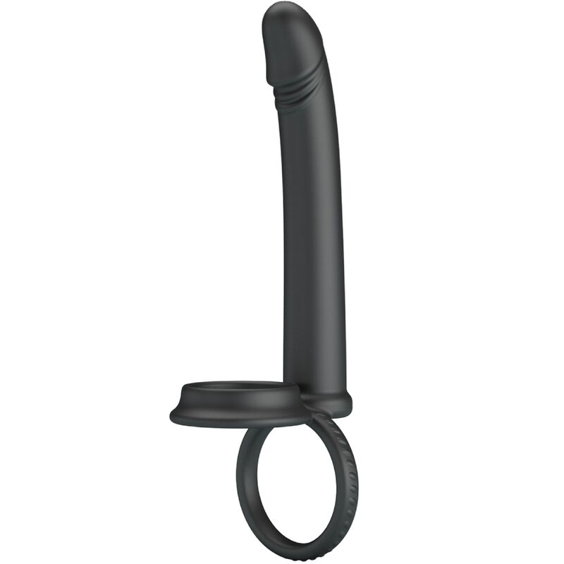 PRETTY LOVE - DILLION vibrating double penetration cock ring