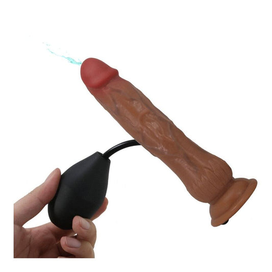 PRETTY LOVE - KYTON Universal strap-on panties with squirt dildo (19 cm)