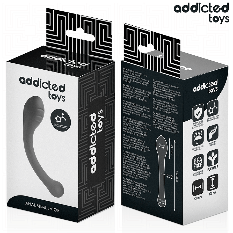 ADDICTED TOYS - Силиконовый анальный стимулятор 18 см