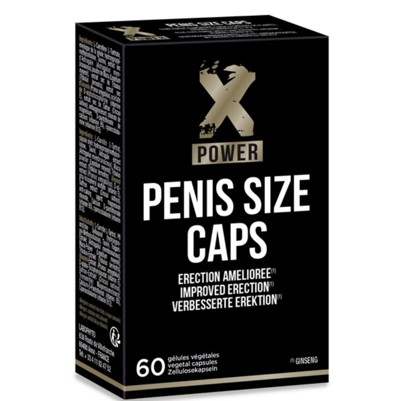 XPOWER – Penis Size Caps uztura bagātinātājs (60 kapsulas)