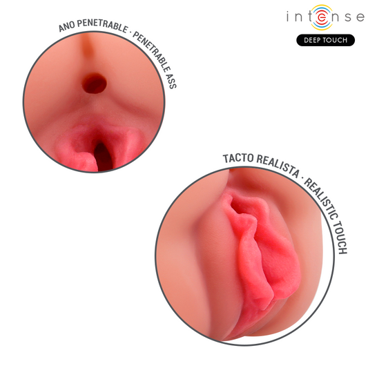 INTENSE DEEP TOUCH Riley Dubultais Mutes un Vagīnas Masturbators 800g