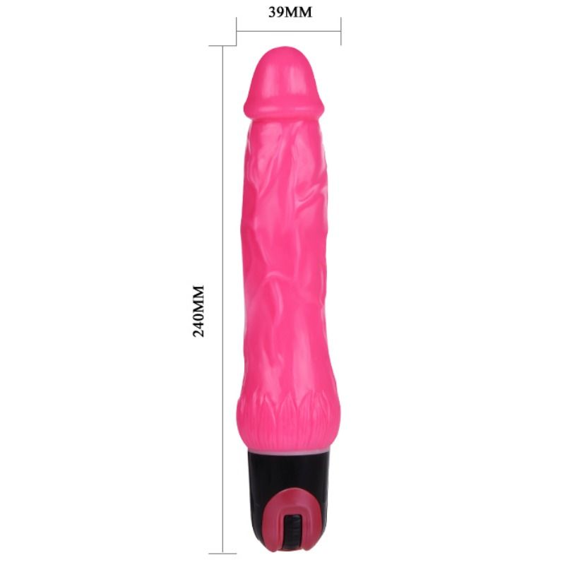 BAILE - DAAPLY Vairāku ātrumu vibrators (rozā)