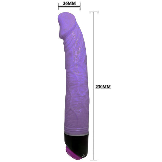 BAILE - Realistic vibrator (23 cm Purple)