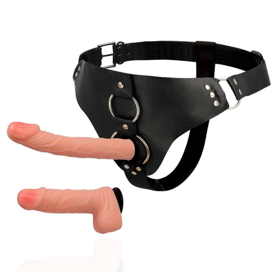 ПРИВЛЕЧЕНИЕ HARNESS - Страпон + 2 дилдо (19,8 и 15 см)