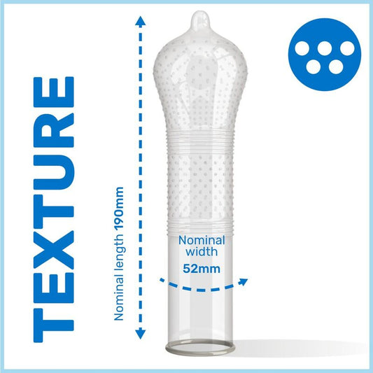 PASANTE - Ribs & Dots INTENSITY (12 pcs.)