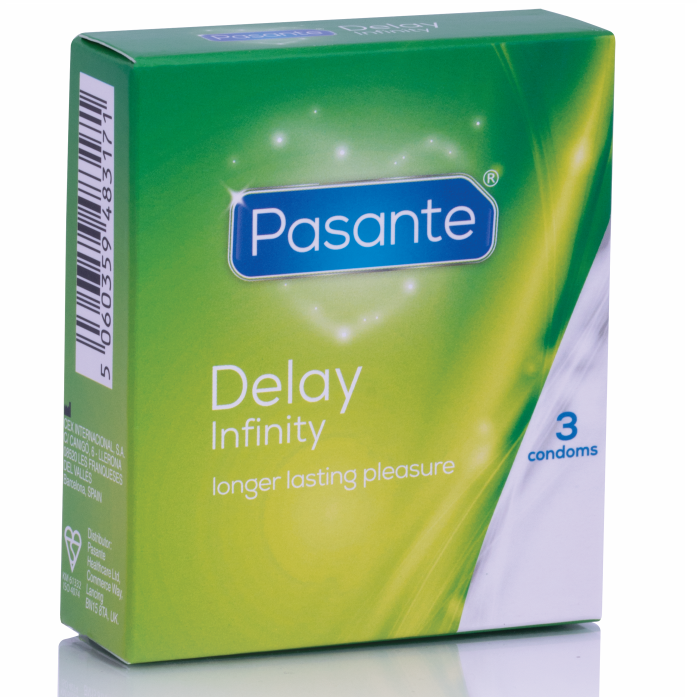 PASANTE - Ejakulāciju aizkavējoši prezervatīvi 3 gab