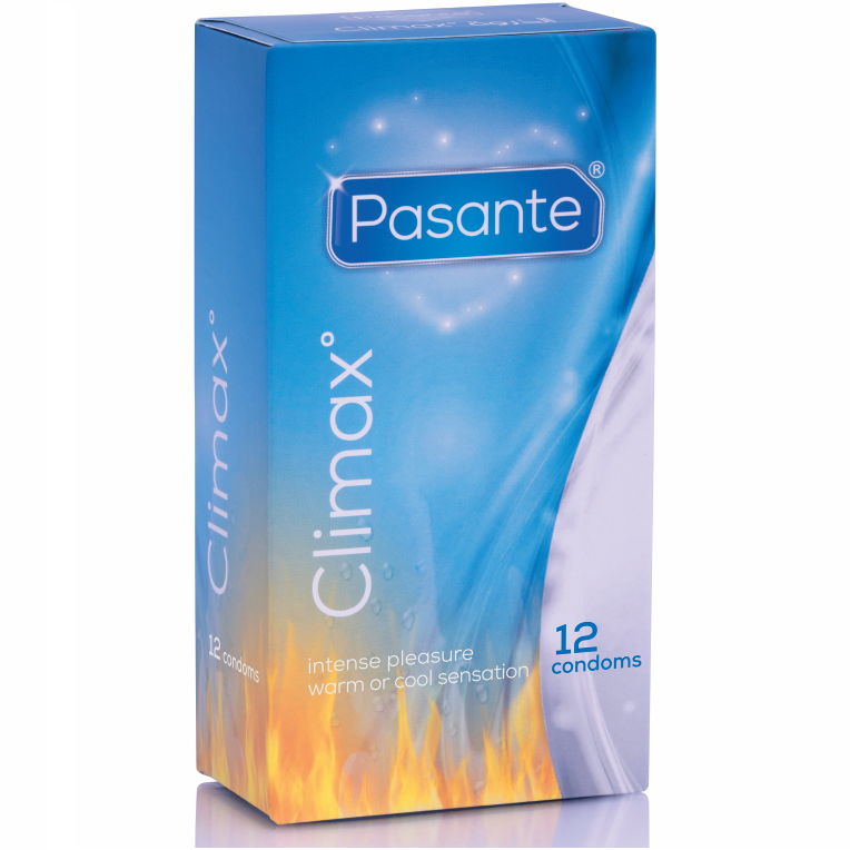 PASANTE - Презервативы Climax 6 тепловой эффект + 6 прохладный эффект (12 шт.)