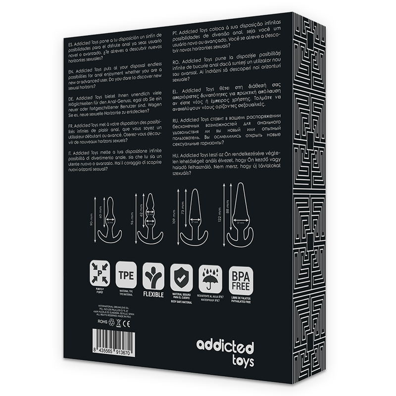 ADDICTED TOYS - Anal Plug Set (4 pcs.)