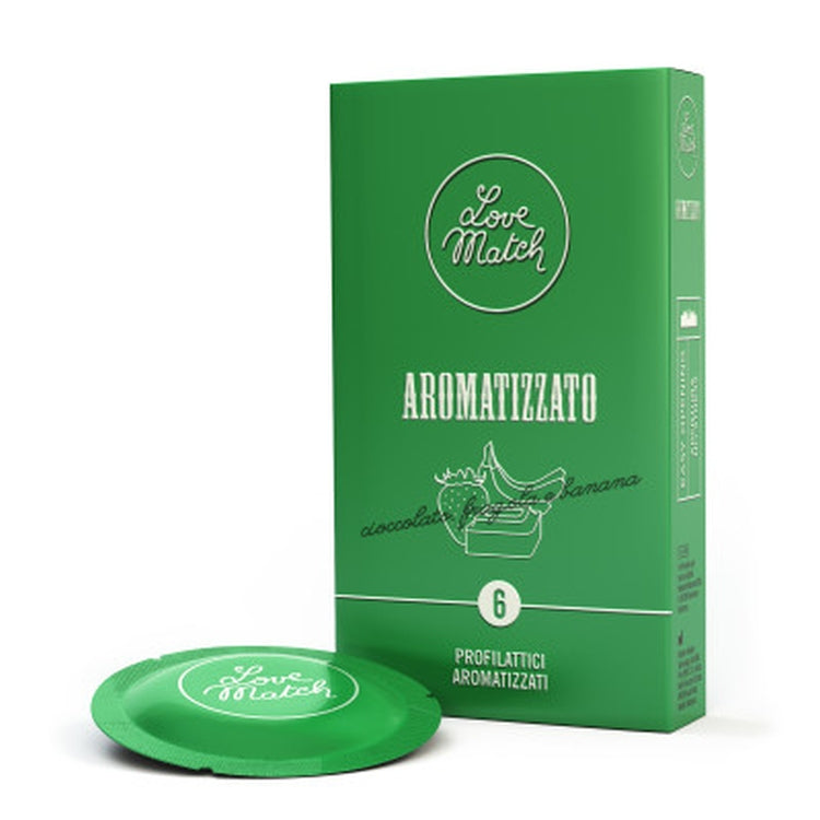 Prezervatīvi Love Match Aromatizēti 6 gab.
