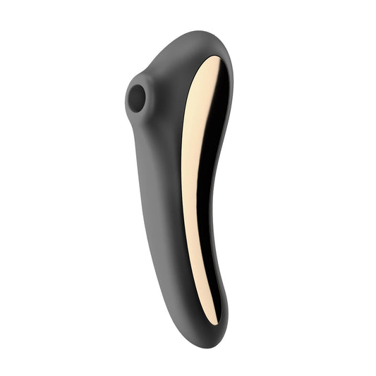 Premium klitora stimulators Satisfyer Dual Kiss melns