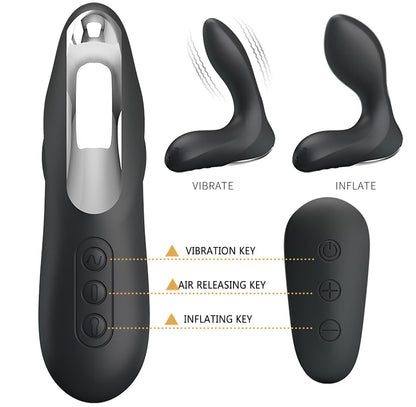 PRETTY LOVE Nasreddin - Prostate massager with vibration and inflation function
