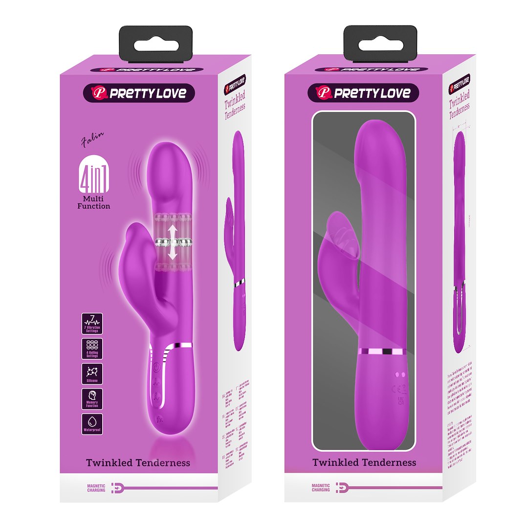 PRETTY LOVE Falin Premium Rabbit Vibrators 4 in 1