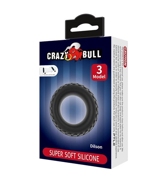 Силиконовое кольцо для эрекции CRAZY BULL Dilson