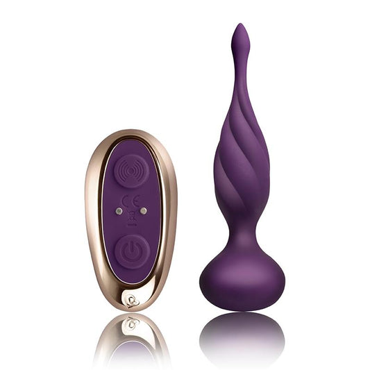 DISCOVER BUTT PLUG - Premium Tālvadības Anālais Vibrators Violets