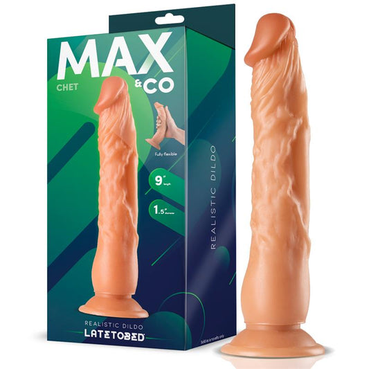 MAX & CO CHET - Reālistisks Dildo (23 cm)