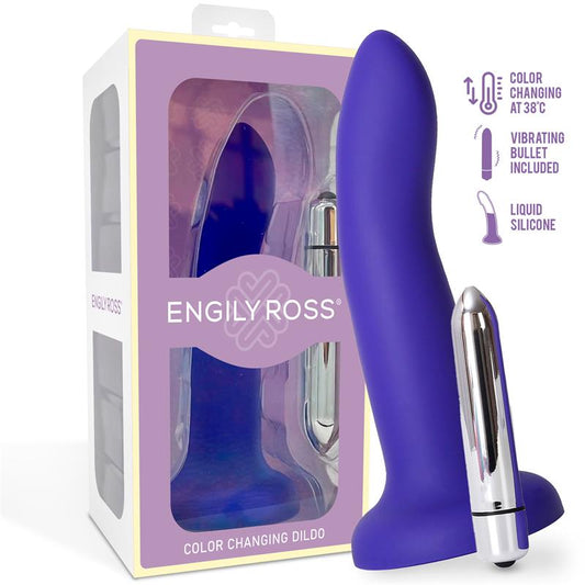 DILDOX BY ENGILY ROSS - Krāsmaiņas Dildo ar VIbrāciju + Bullet Vibrators