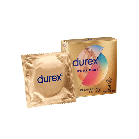 Durex Real Feel Prezervatīvi 3 gb.