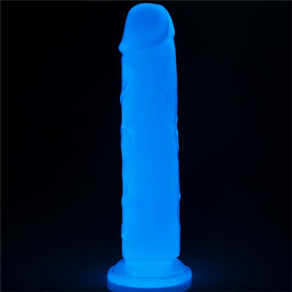 LOVETOY - Tumsā spīdošs dildo Lumino (21 cm)