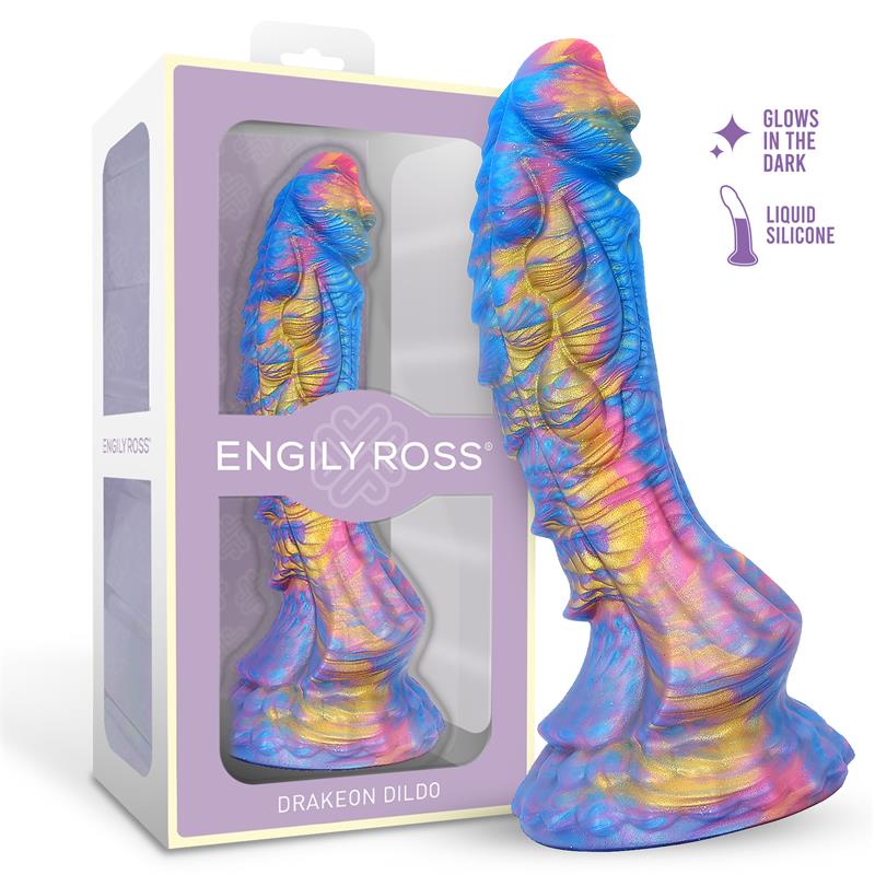 DILDOX BY ENGILY ROSS - Drakeon Liquid Silicone Fantasy Dildo (18 cm)