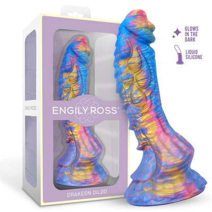 DILDOX BY ENGILY ROSS - Drakeon Liquid Silicone Fantasy Dildo (18 cm)