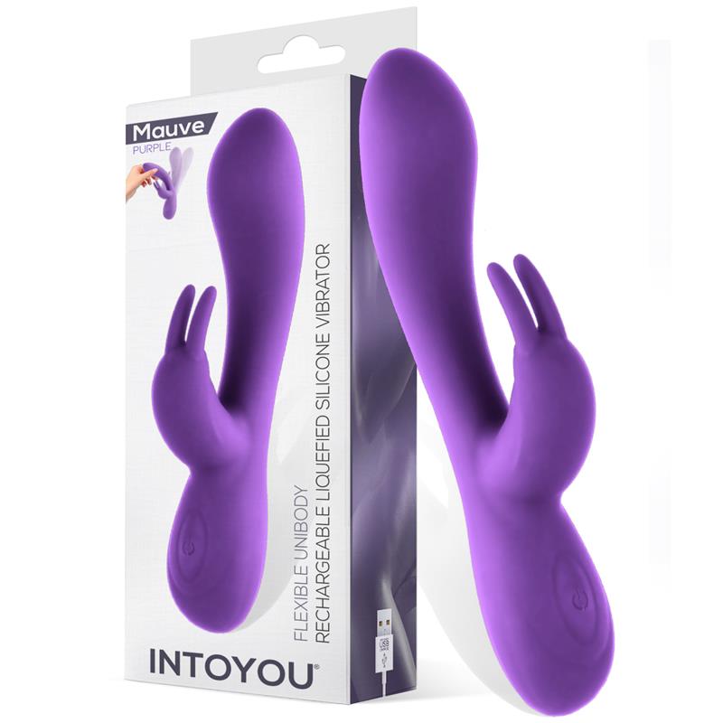 INTOYOU Mauve – Premium Silikona Rabbit Vibrators ar 8 vibrācijas funkcijām