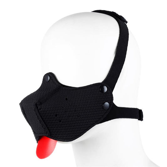 A-GUSTO - Adjustable Dog Muzzle Mask with Detachable Tongue