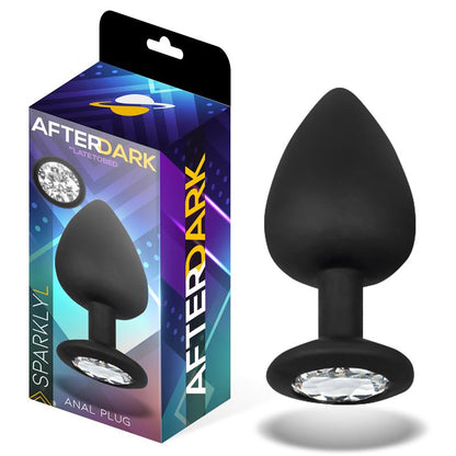 AFTERDARK SPARKLY BUTT PLUG - Silicone Anal Plug 9.5 cm