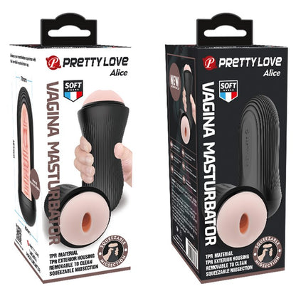 PRETTY LOVE Alice Realistic Vaginas Masturbators 18.5 cm