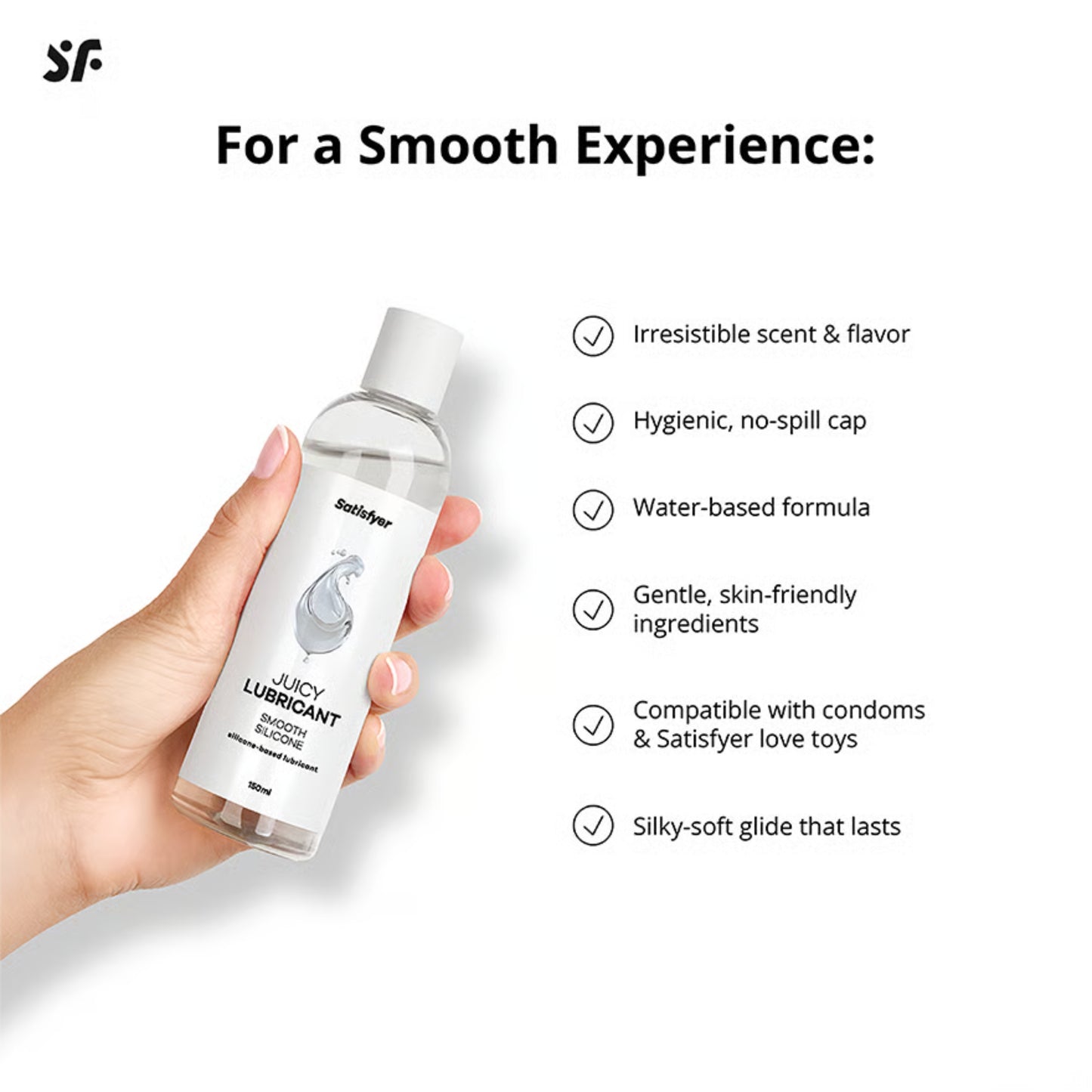 Satisfyer Smooth Silicone-Based Lubricant (150 ml)