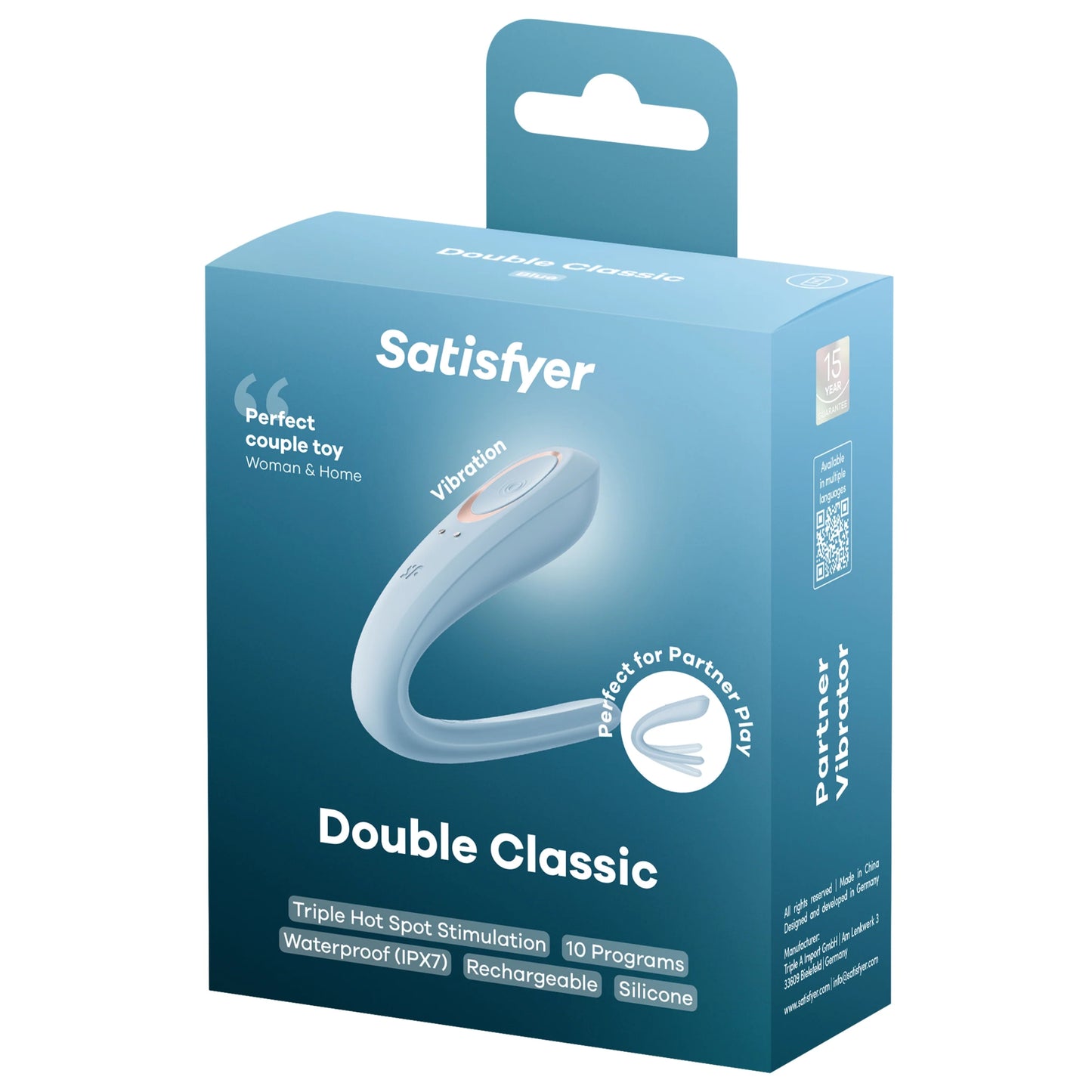 Satisfyer Double Classic pāru vibrators