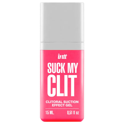 INTT Suck My Clit Wild Strawberry klitora stimulējošs gels ar sūkšanas efektu (15 ml)