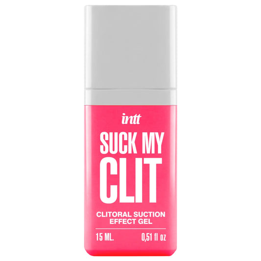 INTT Suck My Clit Wild Strawberry klitora stimulējošs gels ar sūkšanas efektu (15 ml)
