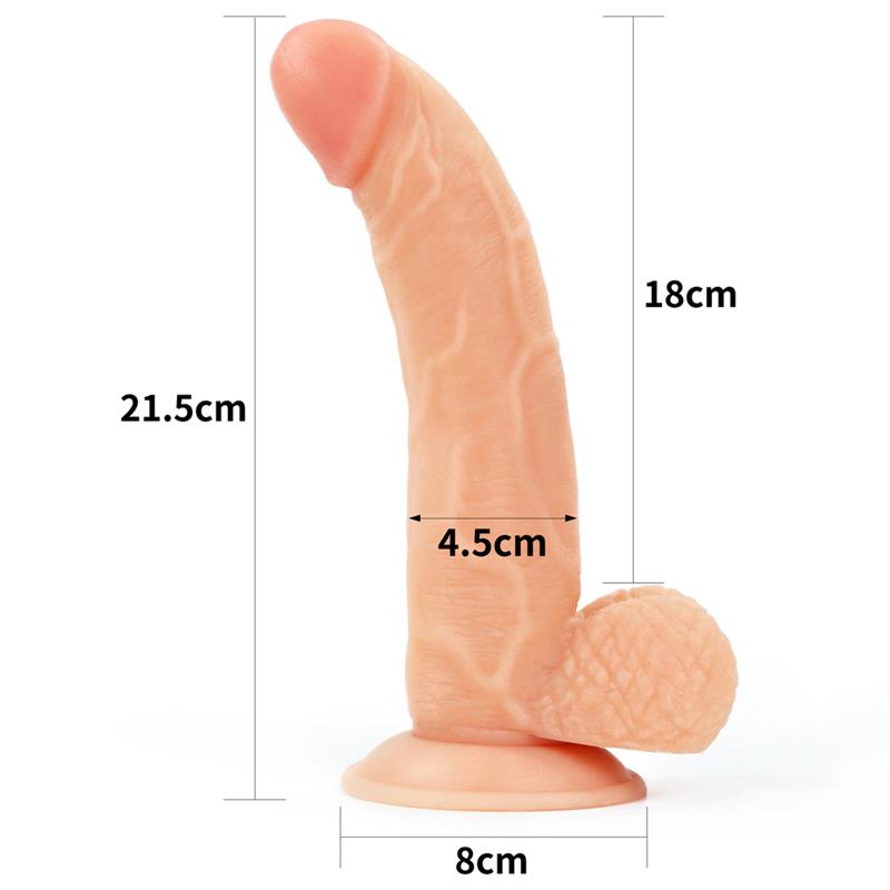 STRAP-ON - With Realistic Dildo 21.5 cm