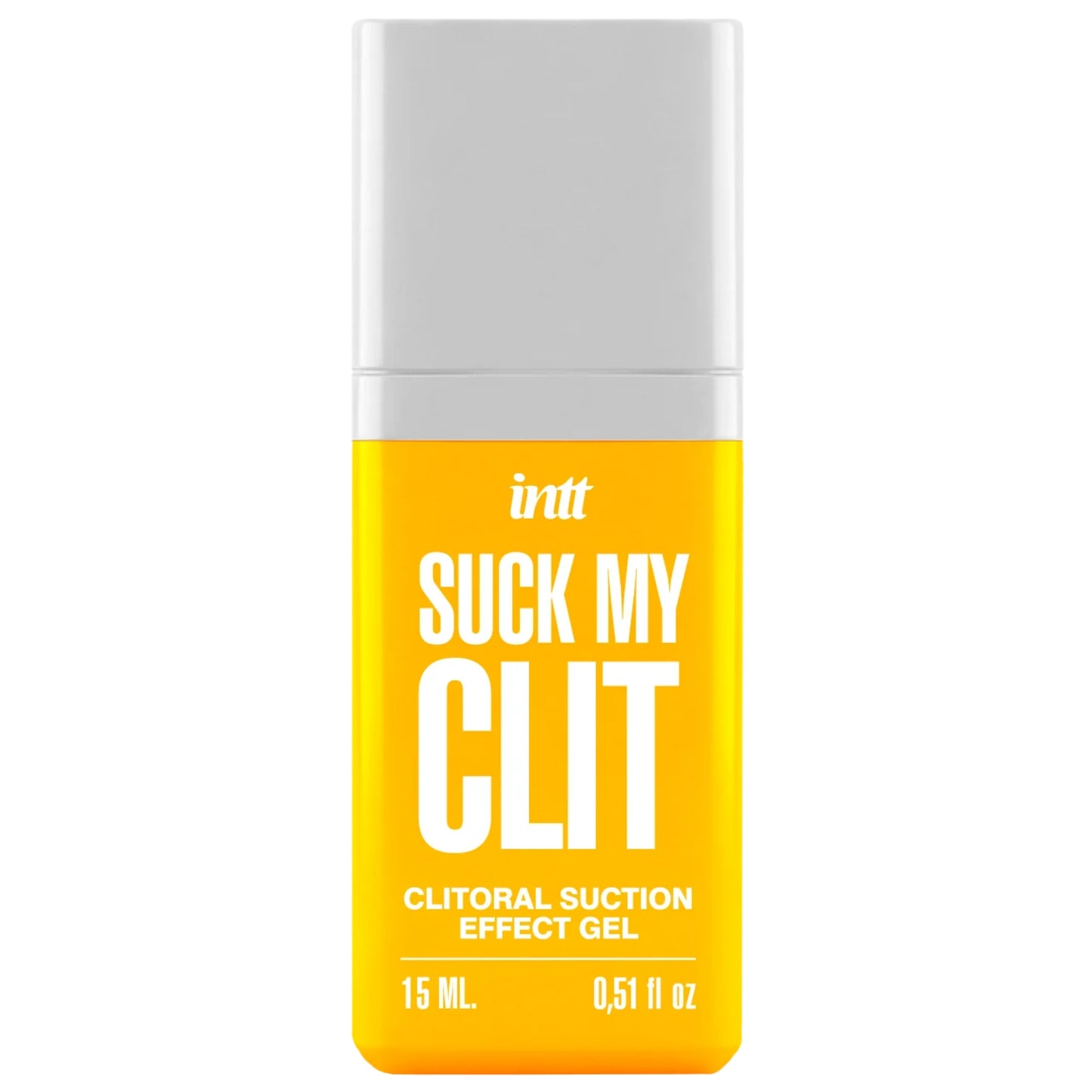 INTT Suck My Clit Tropical Mango klitora stimulējošs gels ar sūkšanas efektu (15 ml)