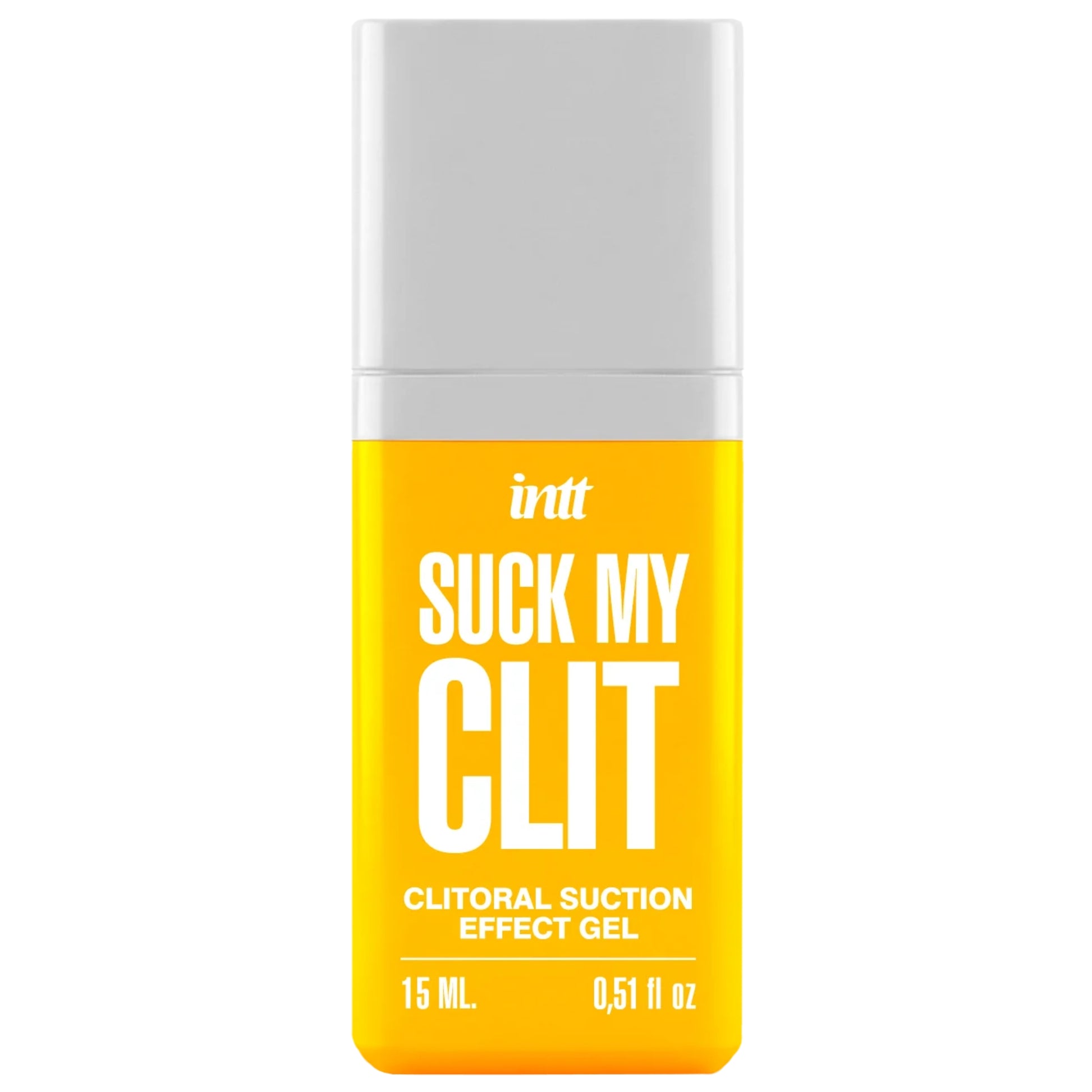 INTT Suck My Clit Tropical Mango klitora stimulējošs gels ar sūkšanas efektu (15 ml)