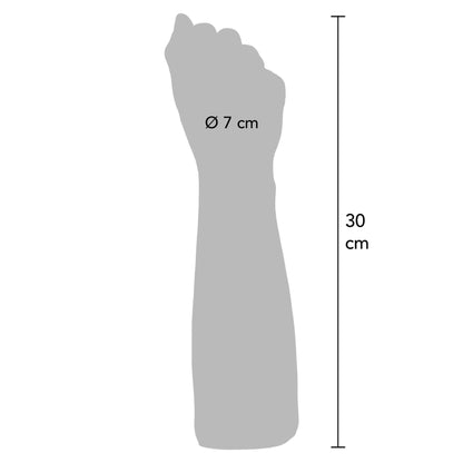 Dildo fistingam ToyJoy The Fist (30 cm) - preces izmēri