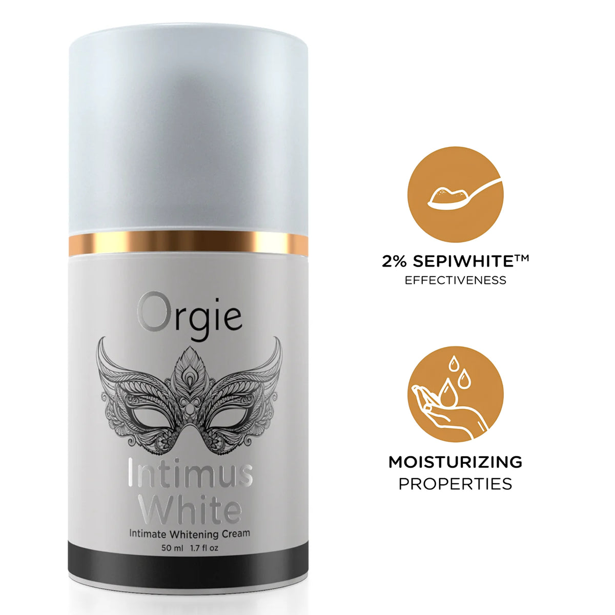 Intīmās zonas balinošs krēms Orgie Intimus White (50 ml) 