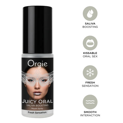 Orgie Juicy Oral siekalu pastiprinošs sprejs (15 ml)