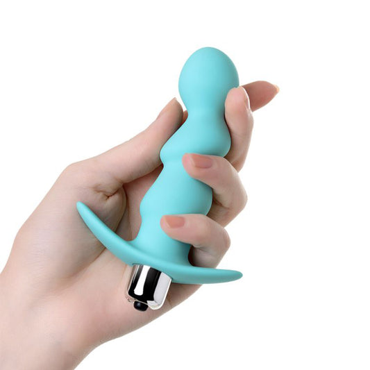 ToDo Bland Mint vibrējošs silikona anālais azbāznis 12 cm