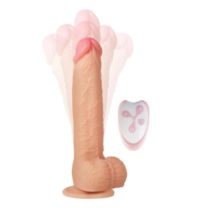 CESUR 3.0 - Realistisks Vibrators/Dildo 3 in 1 ar Pulti