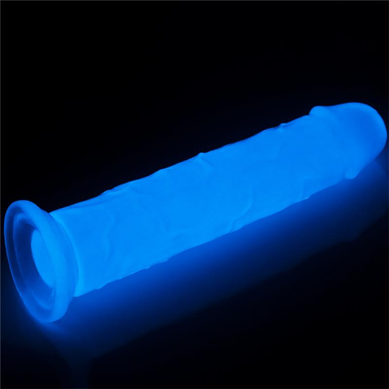 LOVETOY - Tumsā spīdošs dildo Lumino (21 cm)