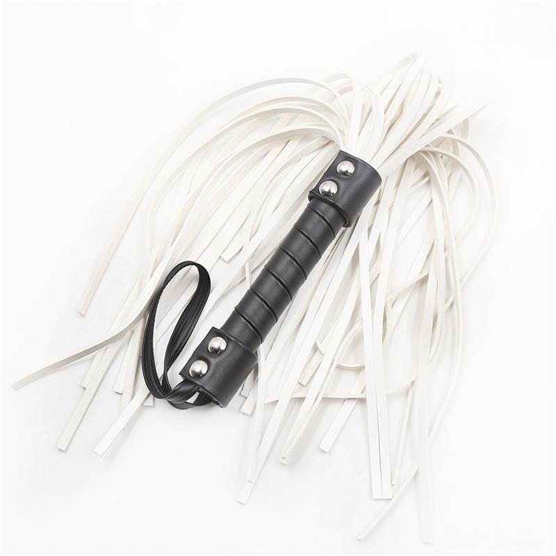 LATETOBED BDSM LINE - Pātagas tipa floggers with double rivets 44 cm