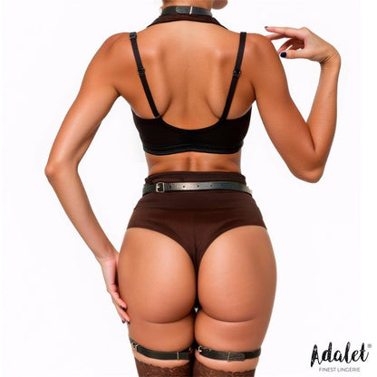 ADALET LINGERIE "Greta" vegan leather full body belt