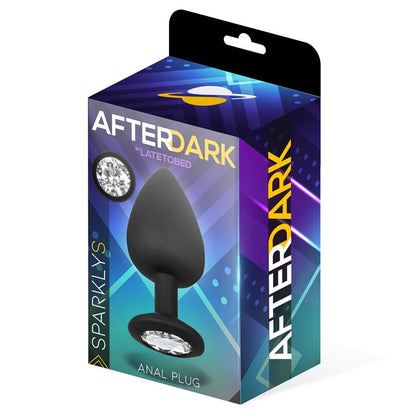 AFTERDARK SPARKLY BUTT PLUG - Silicone Anal Plug 7.5 cm