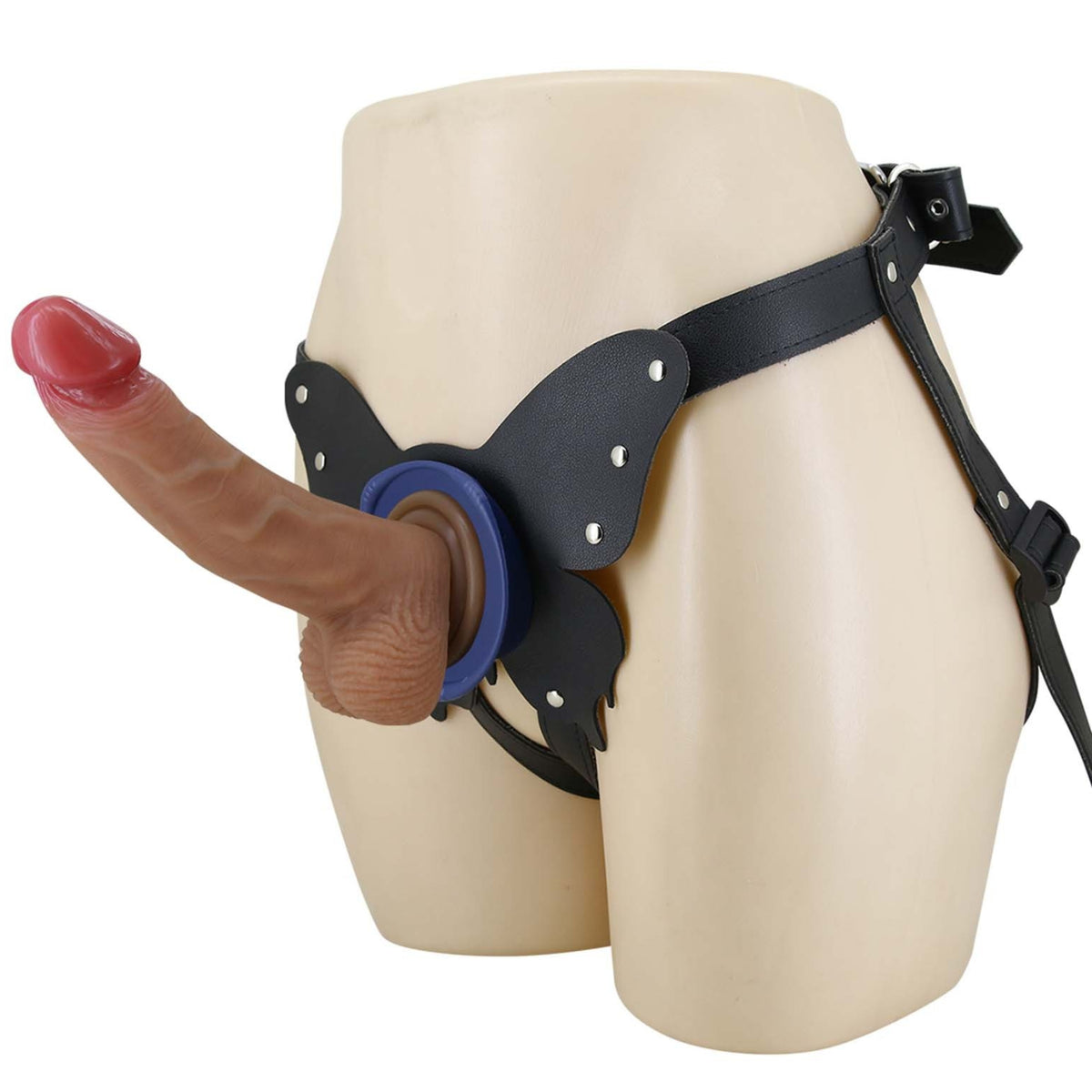 PRETTY LOVE Wells - Strap-on biksītes ar premium silikona dildo