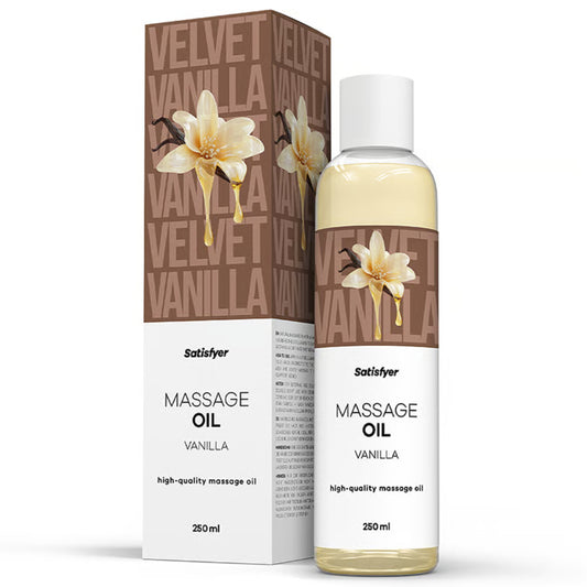 Satisfyer Vanilla masāžas eļļa ar vaniļas aromātu (250 ml)