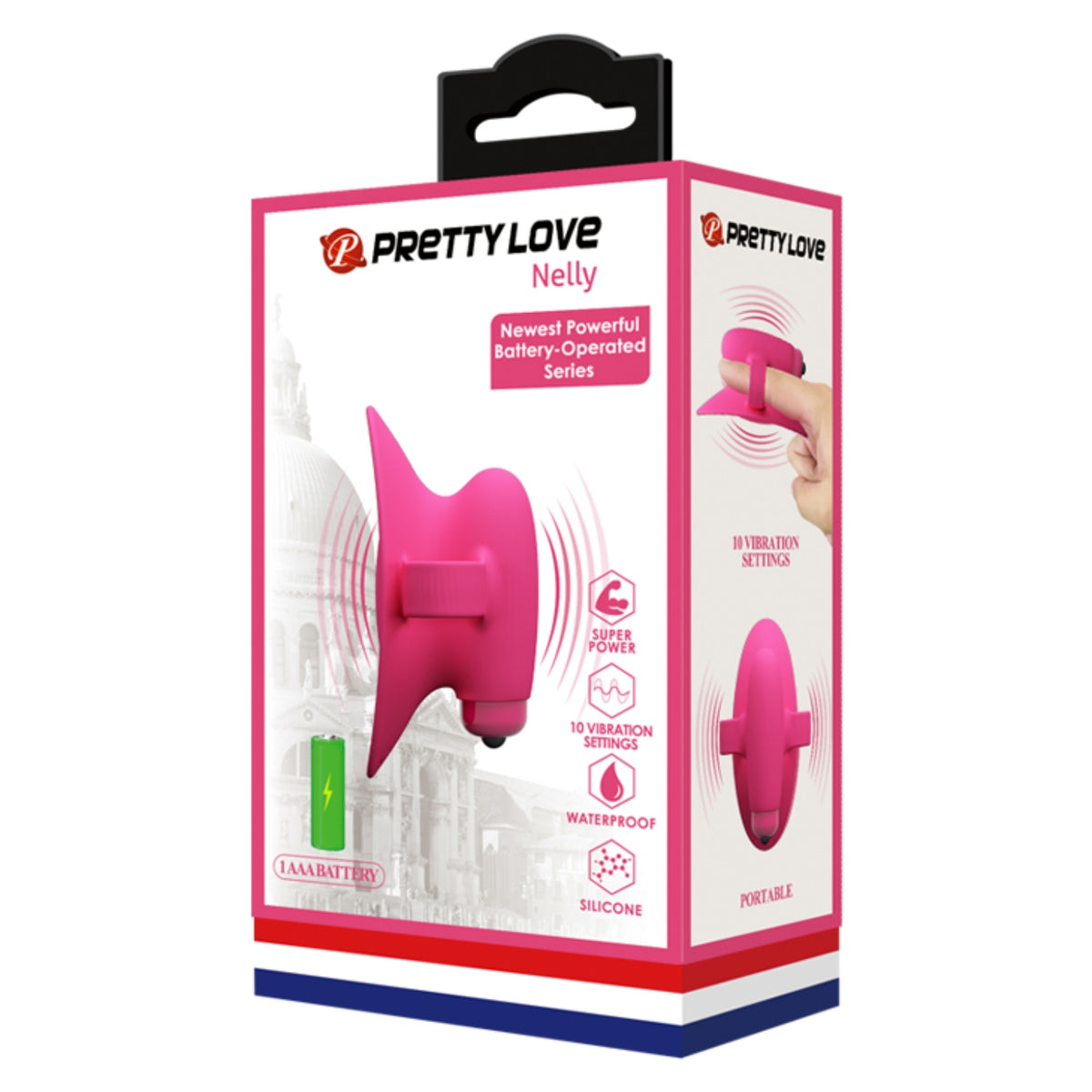 Pirksta klitora stimulators PRETTY LOVE Nelly ar 10 vibrācijas režīmiem