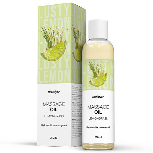 Satisfyer Lemongrass masāžas eļļa ar citronzāles aromātu (250 ml)
